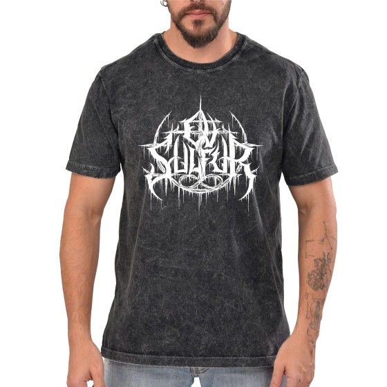 Rockwear Brasil - Camiseta Marmore Ov Sulfur 2 Rockwear Preta