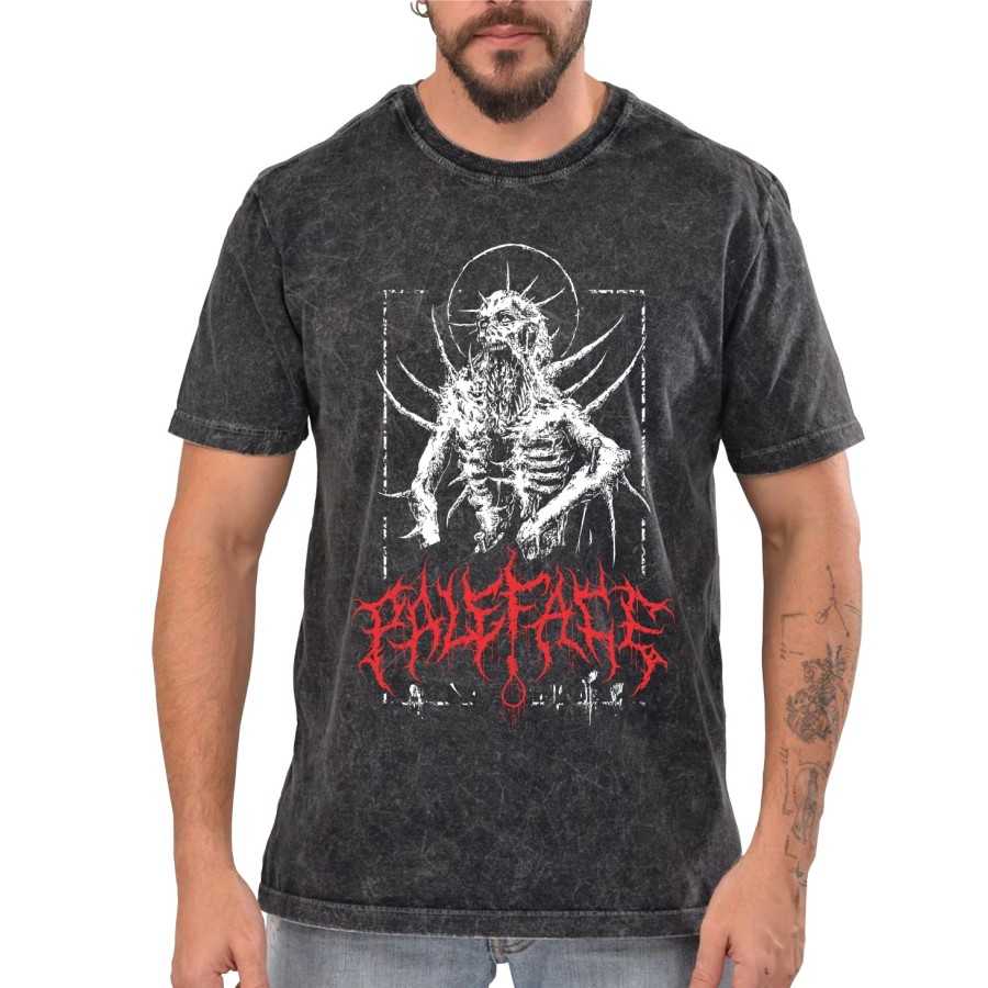 Rockwear Brasil - Camiseta Marmore Paleface 2 Rockwear Preta Rockwear Brasil - Camiseta Marmore Paleface 2 Rockwear Preta