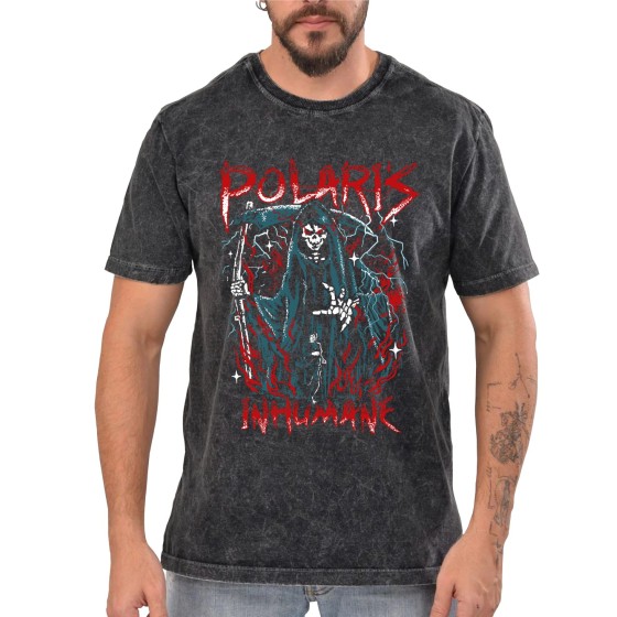Rockwear Brasil - Camiseta Marmore Polaris 4 Rockwear Preta