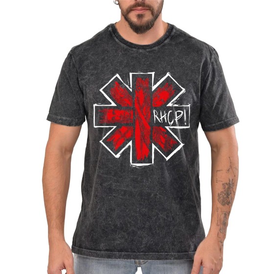 Rockwear Brasil - Camiseta Marmore Red Hot Chilli Peppers 2 Rockwea...