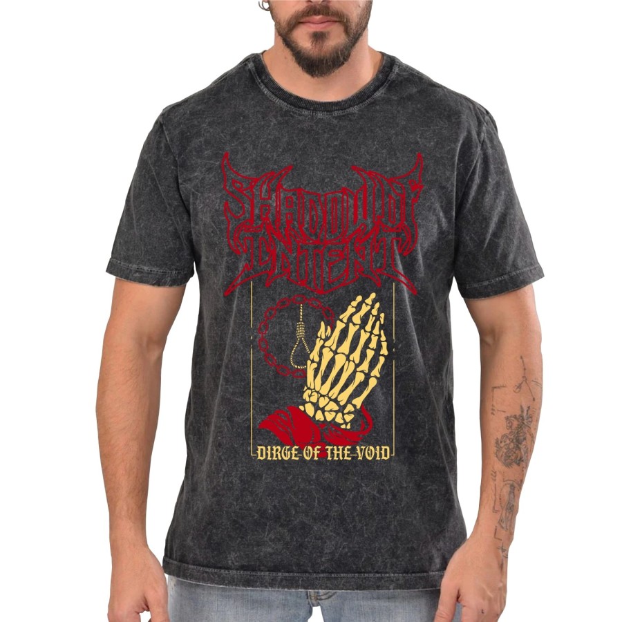 Rockwear Brasil - Camiseta Marmore Shadow Of Intent Rockwear Preta