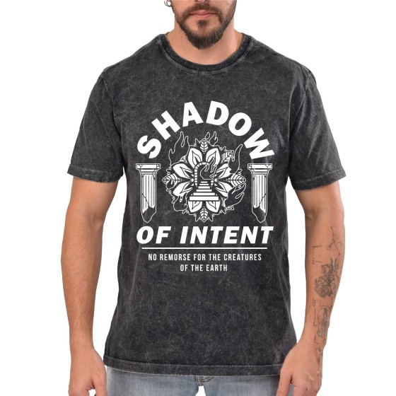 Rockwear Brasil - Camiseta Marmore Shadow Of Intent 2 Rockwear Preta