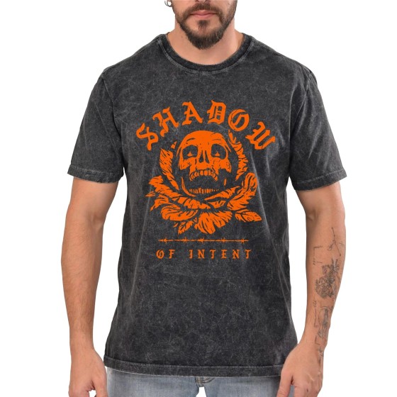 Rockwear Brasil - Camiseta Marmore Shadow Of Intent 3 Rockwear Preta