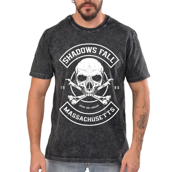Rockwear Brasil - Camiseta Marmore Shadows Fall Massachutts Rockwea...