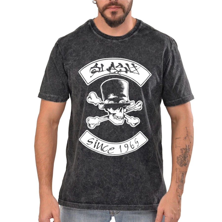 Rockwear Brasil - Camiseta Marmore Slash 3 Rockwear Preta Rockwear Brasil - Camiseta Marmore Slash 3 Rockwear Preta