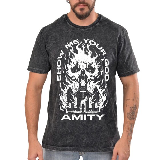 Rockwear Brasil - Camiseta Marmore The Amity Affliction Rockwear Preta