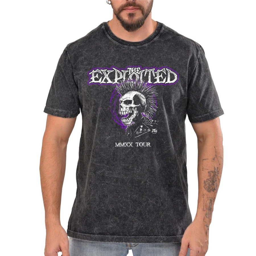 Rockwear Brasil - Camiseta Marmore The Exploited 2 Rockwear Preta Rockwear Brasil - Camiseta Marmore The Exploited 2 Rockwear Preta