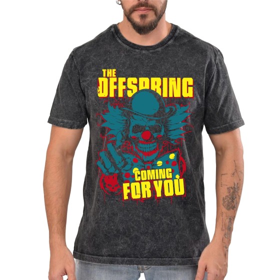 Rockwear Brasil - Camiseta Marmore The Offspring Rockwear Preta