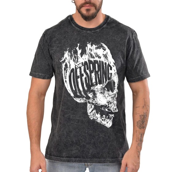 Rockwear Brasil - Camiseta Marmore The Offspring 2 Rockwear Preta