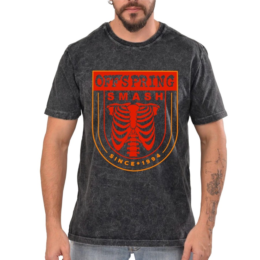 Rockwear Brasil - Camiseta Marmore The Offspring 3 Rockwear Preta Rockwear Brasil - Camiseta Marmore The Offspring 3 Rockwear Preta