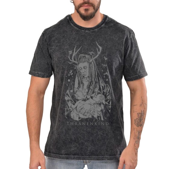 Rockwear Brasil - Camiseta Marmore Thranenkind Rockwear Preta