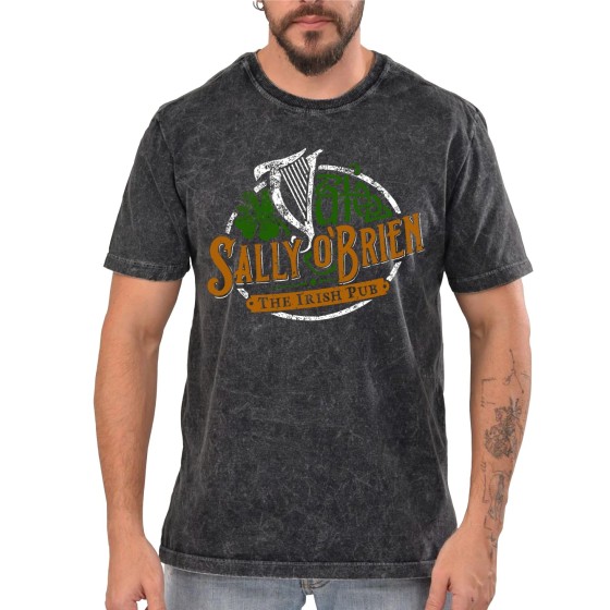 Rockwear Brasil - Camiseta Marmore Versengold Rockwear Preta