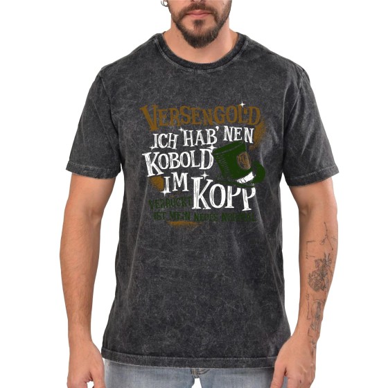 Rockwear Brasil - Camiseta Marmore Versengold 2 Rockwear Preta