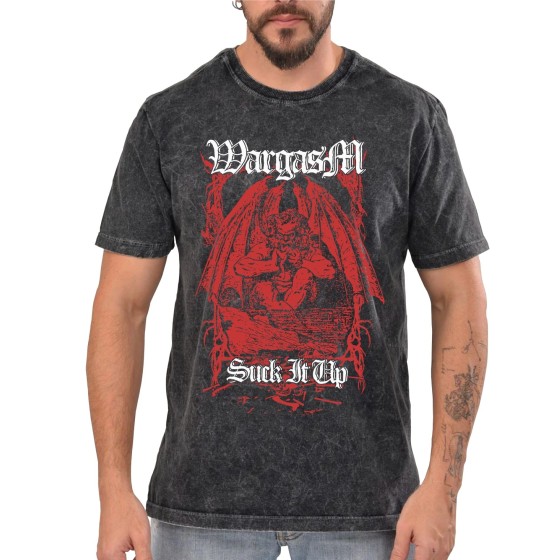 Rockwear Brasil - Camiseta Marmore Wargasm Rockwear Preta