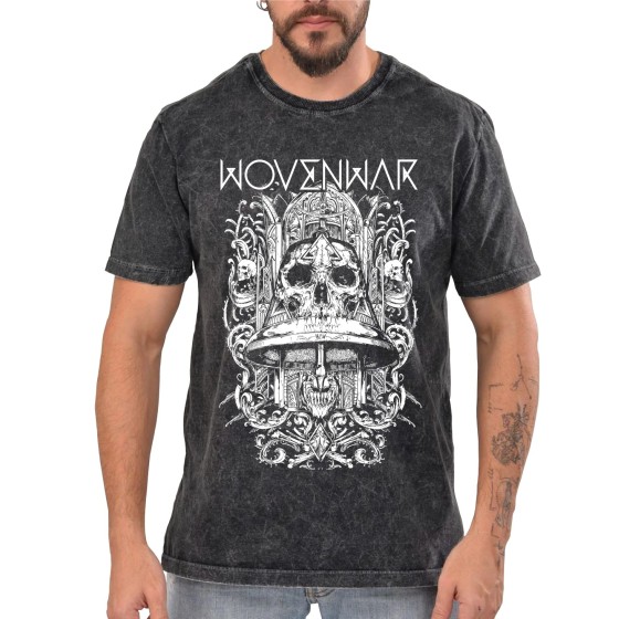 Rockwear Brasil - Camiseta Marmore Wovenwar 2 Rockwear Preta
