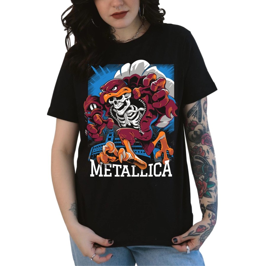 Rockwear Brasil - Baby look Metallica 13 Rockwear Preta Rockwear Brasil - Baby look Metallica 13 Rockwear Preta