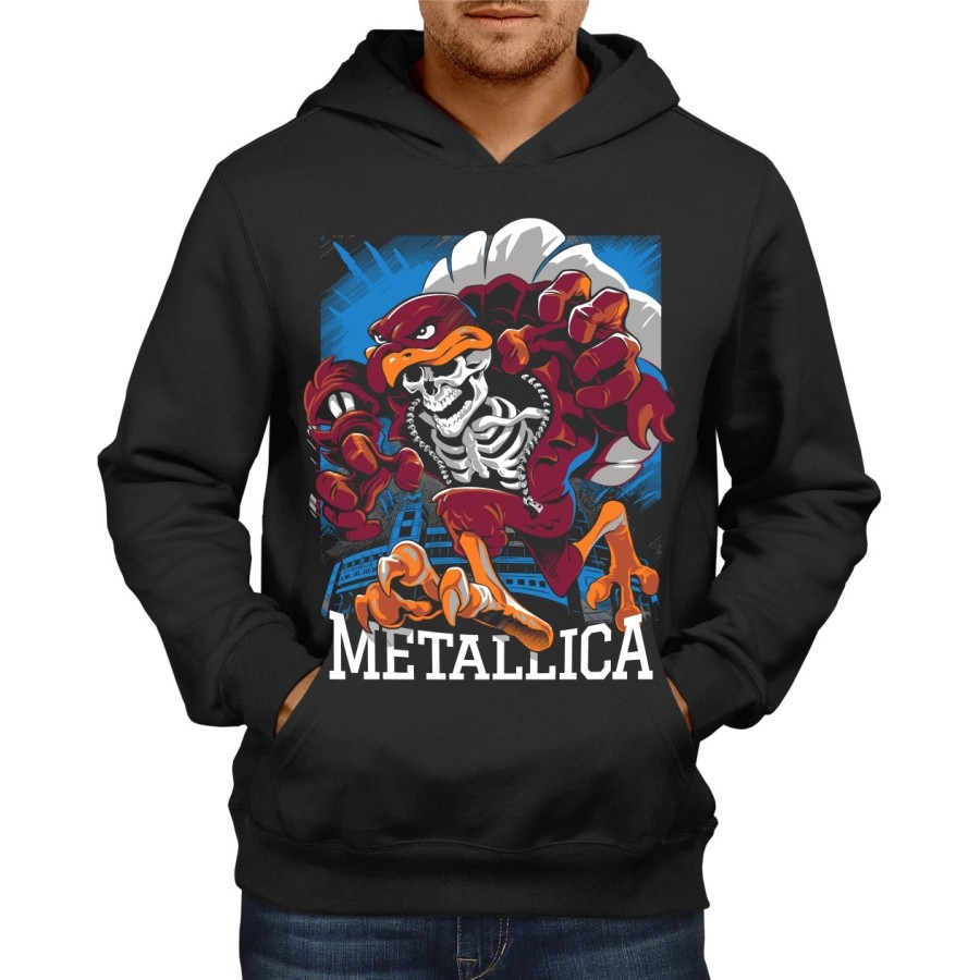 Rockwear Brasil - Moletom Metallica 13 Rockwear Preto Rockwear Brasil - Moletom Metallica 13 Rockwear Preto