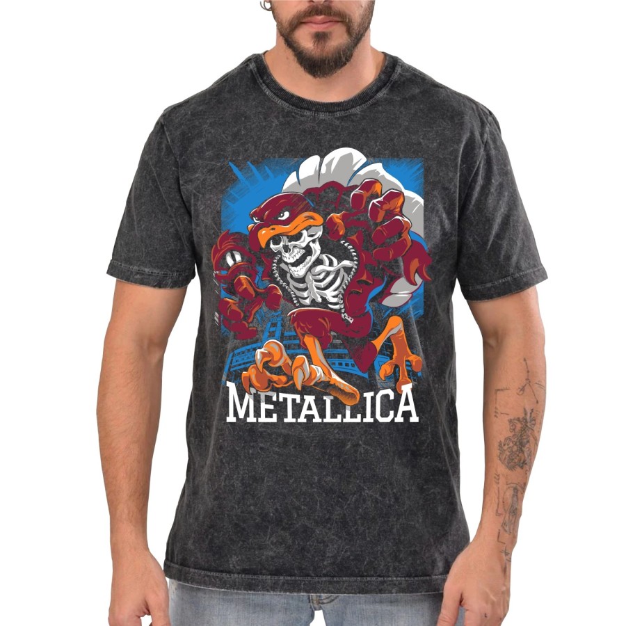 Rockwear Brasil - Camiseta Marmore Metallica 13 Rockwear Preta Rockwear Brasil - Camiseta Marmore Metallica 13 Rockwear Preta