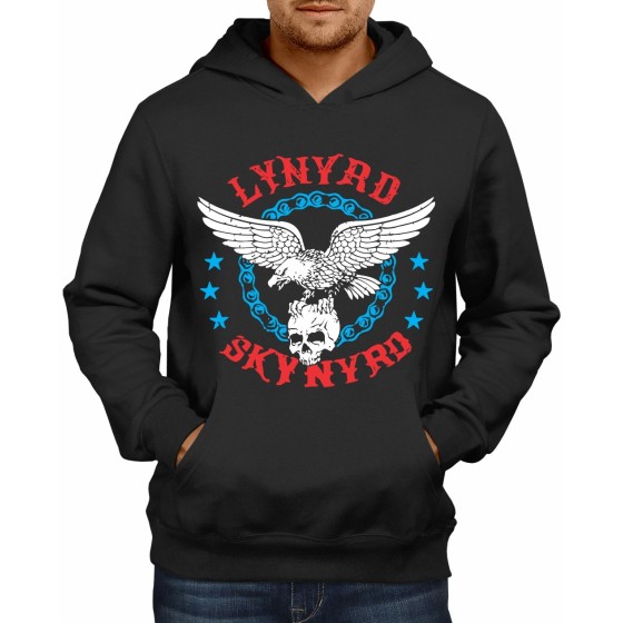 Rockwear Brasil - Moletom Lynyrd Skynyrd 2 Rockwear Preto