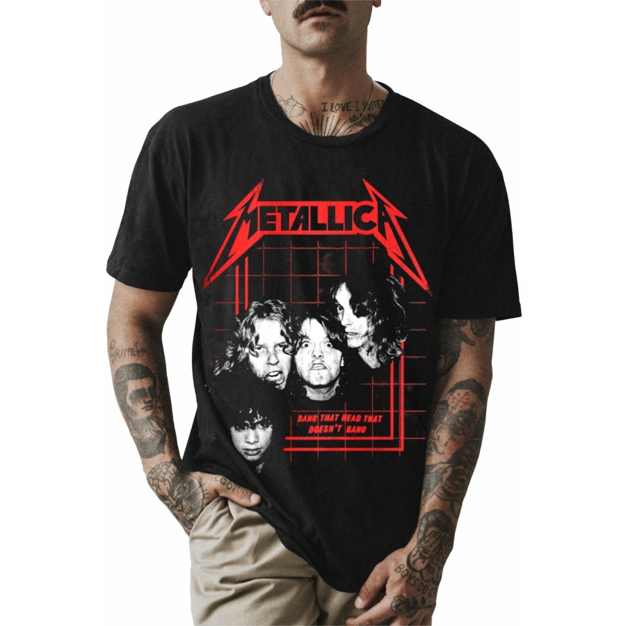 Rockwear Brasil - Camiseta Metallica 2 Rockwear Preta Rockwear Brasil - Camiseta Metallica 2 Rockwear Preta